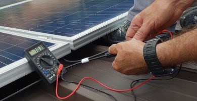 instalación del placas solares